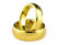 Кольцо Всевластия Everiot R-TG-0131 из вольфрама, IP-покрытие желтое золото