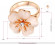  Кольцо ROZI RG-18340B с изящным цветком
