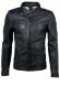 Мужская кожаная куртка в винтажном стиле GIPSY CAVE SF W18 LANOV черная