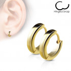 Серьги-кольца Spikes SE2002-GD из стали золотистые Серьги-кольца Spikes SE2002-GD из стали золотистые