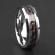 Мужское кольцо из тистена (титан-вольфрама) Tisten R-TS-013 с карбоновой вставкой