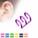 Стальная клипса на хеликс (обманка, кафф) TATIC RSFXT-03 имитация пирсинга хряща уха