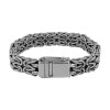 Серебряный мужской браслет ALORIS ALRS-950716 двойное плетение