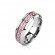Женское кольцо из титана Spikes R-TI-4370 с розовой карбоновой вставкой