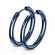 Серьги-кольца TATIC SE3065B из стали синие