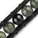 Плетеный браслет-намотка Everiot Select LNS-3015 из змеевика, агата и вощеного шнура