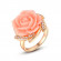 Кольцо ROZI RG-56350B с бутоном розы