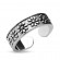 Безразмерное незамкнутое кольцо для пальцев ног/на фалангу TATIC R-A16525 с цветами под античное серебро