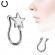 Серьга пирсинг-обманка (клипса) для носа PiercedFish NOCL03-HM со звездой