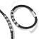 Тонкий плетеный мужской браслет из экокожи TATIC SLQ-1011K черный
