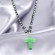 Ожерелье Everiot NC-XP-10998 с крестиком из гематита с опалом