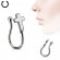 Пирсинг-обманка (серьга клипса) для крыла носа PiercedFish NOCL06-HM с крестом