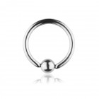 Серьга кольцо из титана с шариком PiercedFish T23R для септума, хряща уха, брови, носа, губ, пупка, сосков, пирсинга смайл Серьга кольцо из титана с шариком PiercedFish T23R для септума, хряща уха, брови, носа, губ, пупка, сосков, пирсинга смайл