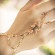 Слейв-браслет с кольцом на руку ALSB-3848 со скорпионом