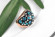  Кольцо ROZI RG-98460 с голубыми кристаллами