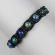 Плетеный браслет ручной работы в стиле Шамбала Everiot Select LNS-2032 из лазурита