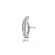Серьга кликер из титана PiercedFish RHTN02 с фианитами для пирсинга в пупок черный