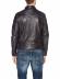 Мужская кожаная куртка в винтажном стиле GIPSY CAVE LALYV темно-синяя