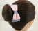 Заколка для волос AS-A19546 с нежно-розовым бантом