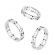 Женское кольцо из ювелирной стали TATIC RSS-8001 с сердечками