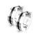 Женские серьги-кольца из медицинской стали Spikes SE3517