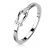 Женское кольцо пряжка ремня из ювелирной стали TATIC RSS-7759 с фианитами
