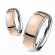 Кольцо из титана Spikes -R-TI-4379 цвета розового золота