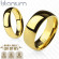 Титановое кольцо (обручальное) Spikes R-TI-4383 цвета желтого золота