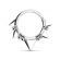 Серьга кольцо из латуни PiercedFish SEP3-22 для пирсинга септума или хряща уха