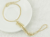 Слейв-браслет с кольцом на цепочке ALSB-3822