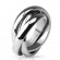 Тройное кольцо в стиле Тринити TATIC R-M0002 из стали