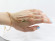 Слейв-браслет с кольцом на цепочке ALSB-3805 с подвеской-листиком