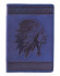 Обложка на паспорт TRL-2845-DBL индеец в винтажном стиле